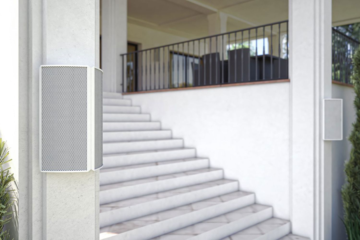 Coastal source lighting on home