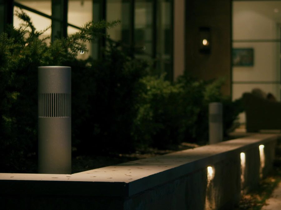 Origin speakers outside